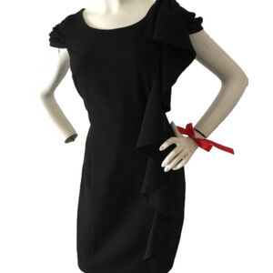 Saks FIFTH AVENUE BLACK CAREER DRESS